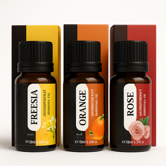 Essential Oils Bundle #2 – Freesia, Rose & Orange