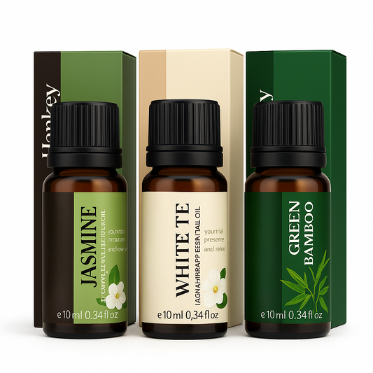 Essential Oils Bundle #3 – Jasmine, White Tea & Green Bamboo